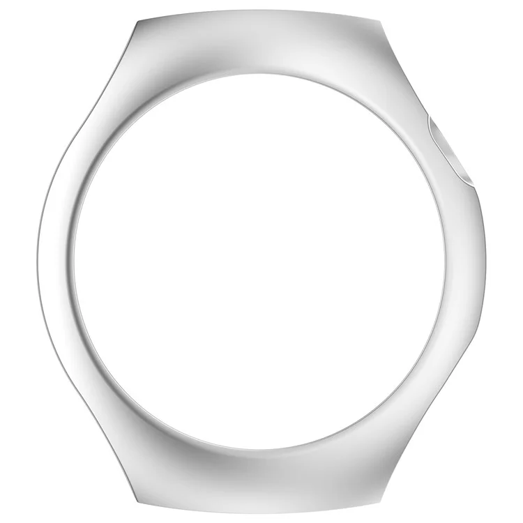 Étui rigide semi-enveloppant en PC ajouré pour Huawei Watch 5 46mm - Argent