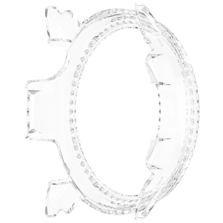 Pour Coros Pace Pro Étui de Montre Transparent avec Design Creux Décoré de Strass en PC