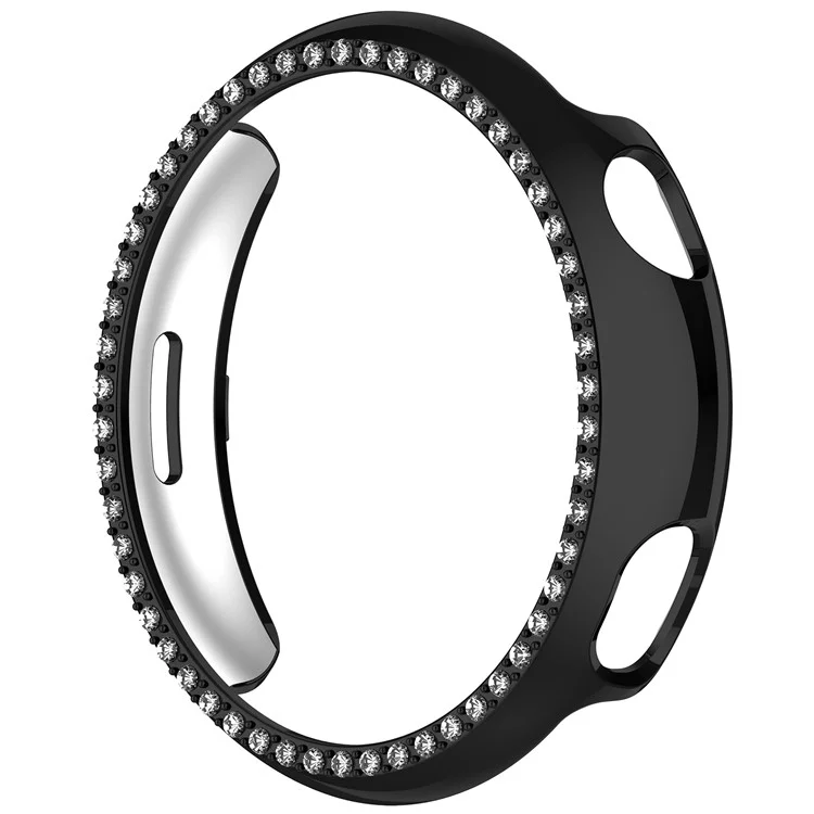 Funda de Reloj con Strass para Vivo Watch 5 - Diseño Hueco con Electrochapado en Negro