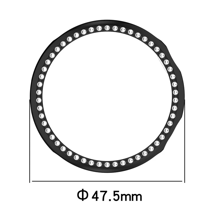Capa de Relógio Transparente com Design Decorativo Vazado e Strass para Vivo Watch 5