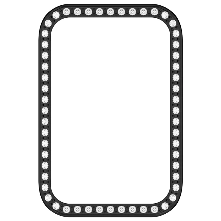 Funda para Reloj Honor Band 10 con Decoración de Strass, Diseño Hueco con Electrochapado - Negro