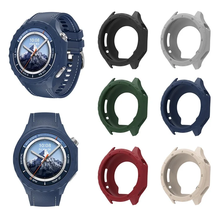 For Oppo Watch X2 Silicone Case Smart Watch Protective Cover - Army Green