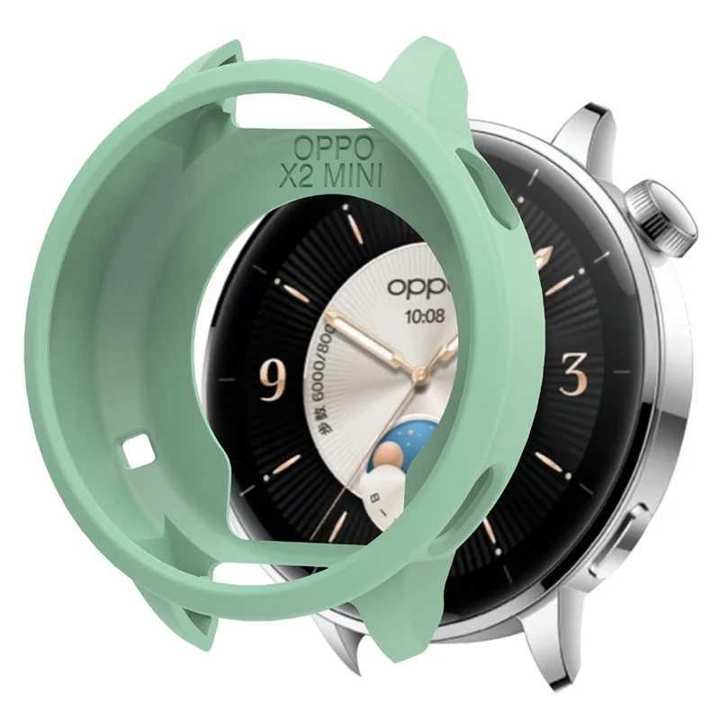 Чехол для смарт-часов Oppo Watch X2 Mini из мягкого силикона - цвет озерной зелени