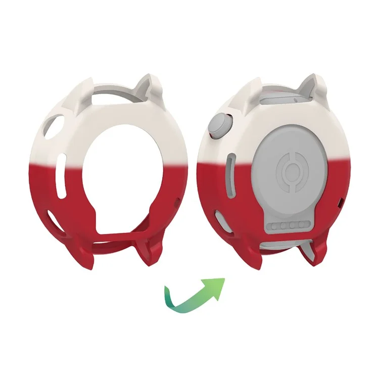For Oppo Watch X2 Mini Watch Case Soft Silicone Watch Cover - Starlight  /  Red