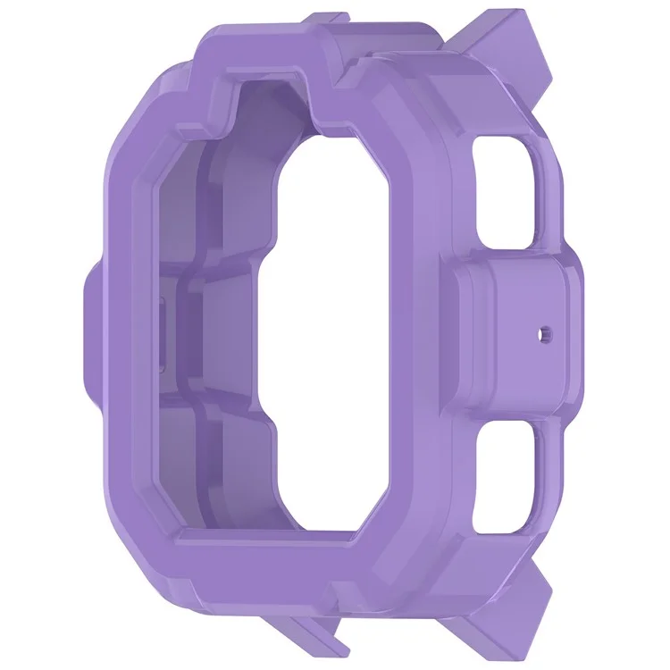 For Ticktalk 5 TPU Watch Case Hollow Design Watch Protective Cover - Purple