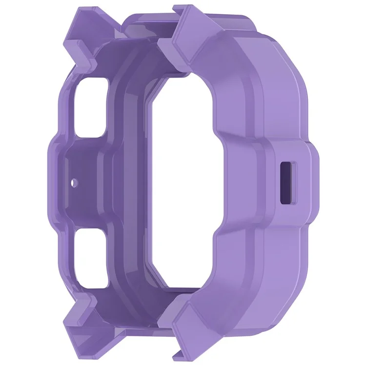 For Ticktalk 5 TPU Watch Case Hollow Design Watch Protective Cover - Purple