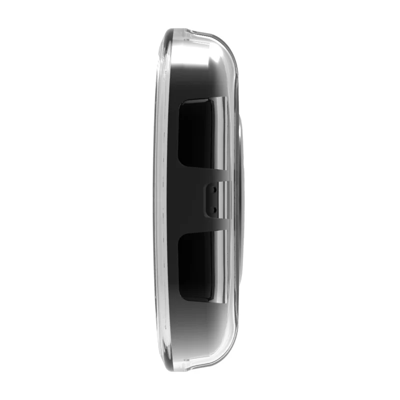 Для Huami Amazfit Bip 6 Защитный чехол для часов из мягкого TPU с перфорацией - Прозрачный черный