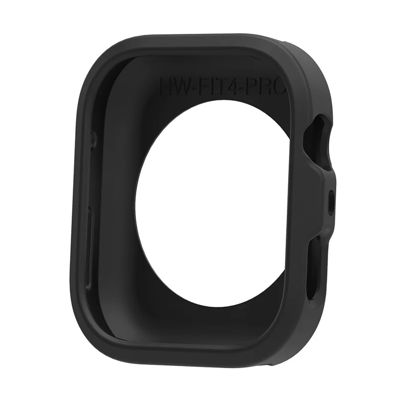 Pour Huawei Watch Fit 4 Pro Boîtier de Montre en Silicone Antichoc - Noir
