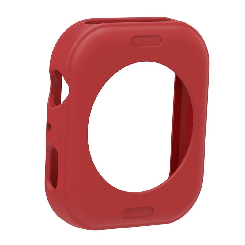 For Huawei Watch Fit 4 Silicone Watch Case Shockproof Bumper Frame - Red
