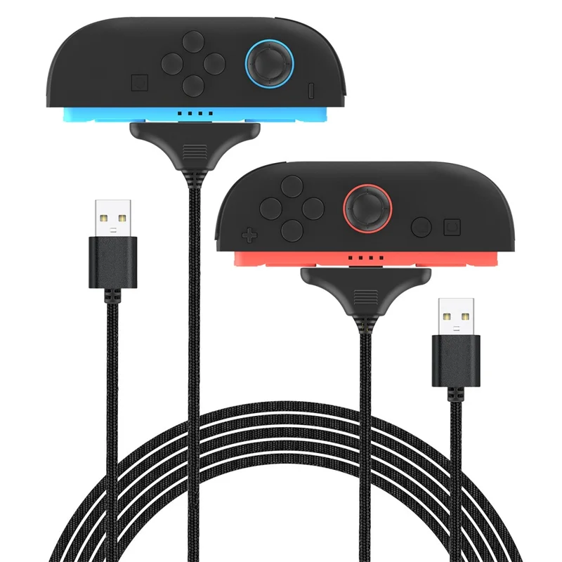 IPEGA PG-SW2119A 2 Pezzi Per Nintendo Switch 2 Caricacavi per Controller Joy-Con con Ricarica Magnetica Rapida, 3m