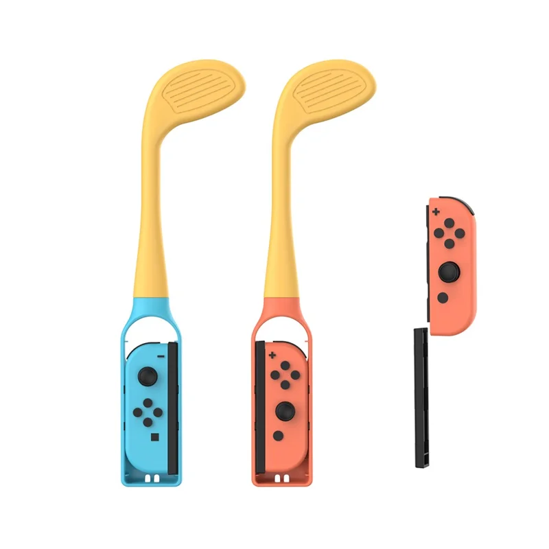 Empuñadura de Palo de Golf DOBE TNS-3182 para Nintendo Switch 2 / Switch / Switch OLED - Agarre para Mandos Joy-Con Izquierdo y Derecho (2 Unidades)