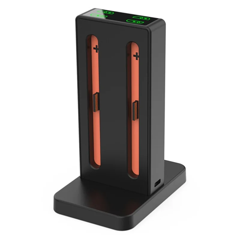 Base de Carregamento DOBE TNS-3192B para 2 Controles Joy-Con do Nintendo Switch com Indicador LED - Carregador de 4 Slots