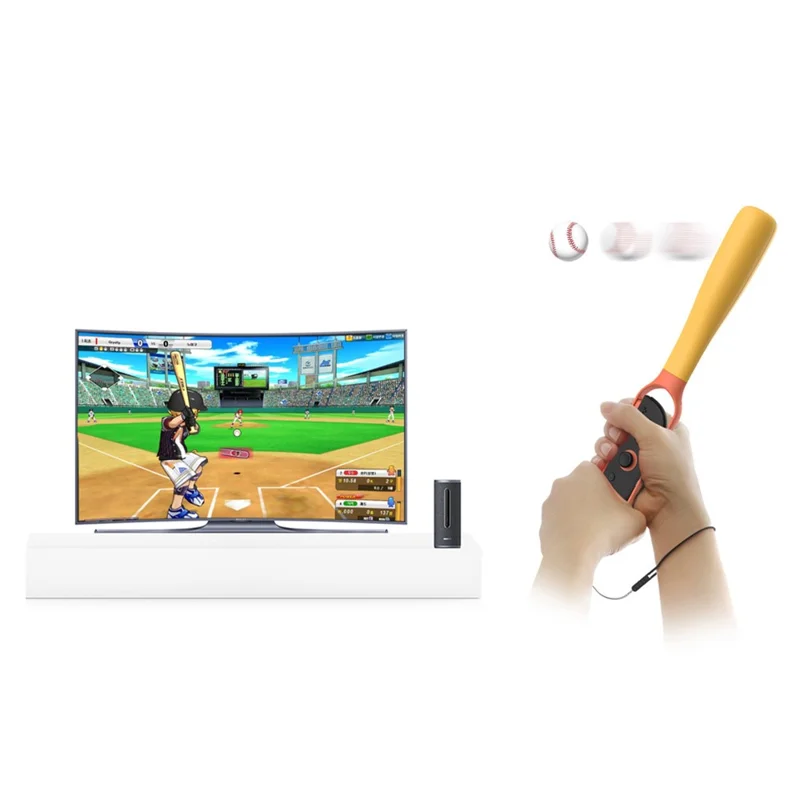 Empuñaduras de bate de béisbol DOBE TNS-5102 (2 unidades) para mandos Joy-Con de Nintendo Switch 2 / Switch / Switch OLED