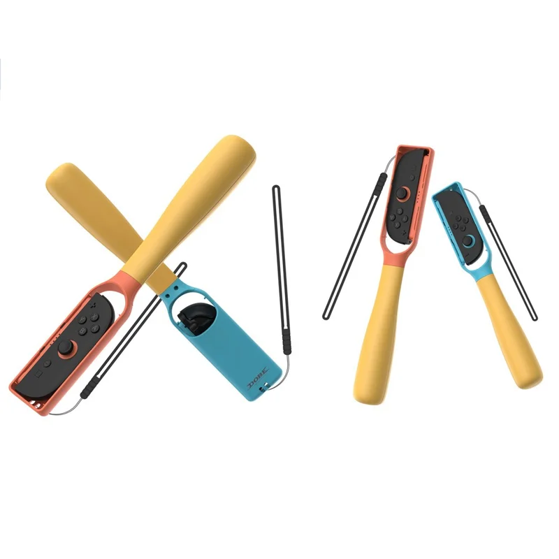 Empuñaduras de bate de béisbol DOBE TNS-5102 (2 unidades) para mandos Joy-Con de Nintendo Switch 2 / Switch / Switch OLED