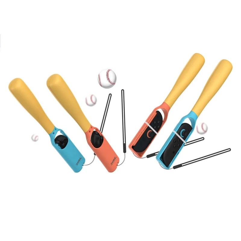 Empuñaduras de bate de béisbol DOBE TNS-5102 (2 unidades) para mandos Joy-Con de Nintendo Switch 2 / Switch / Switch OLED