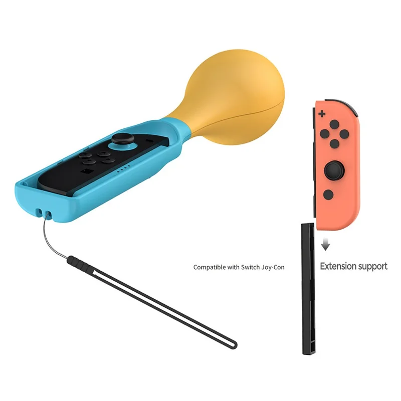 Agarre de martillo de arena DOBE TNS-5103 2Pcs para Nintendo Switch 2 / Switch / Switch OLED Soporte de controlador Joy-Con