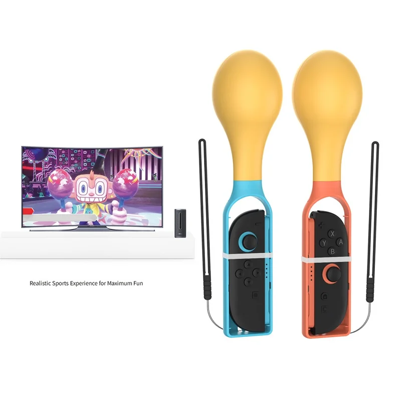 Agarre de martillo de arena DOBE TNS-5103 2Pcs para Nintendo Switch 2 / Switch / Switch OLED Soporte de controlador Joy-Con