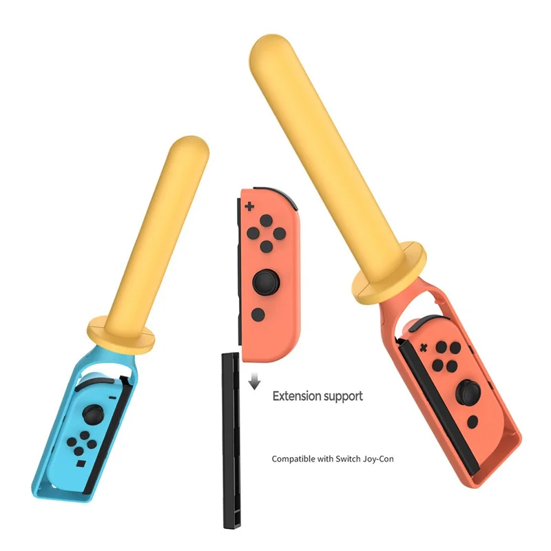 DOBE TNS-5104 2er Pack Fechtgriff für Nintendo Switch 2 / Switch / Switch OLED Joy-Con Controller Schwertgriff
