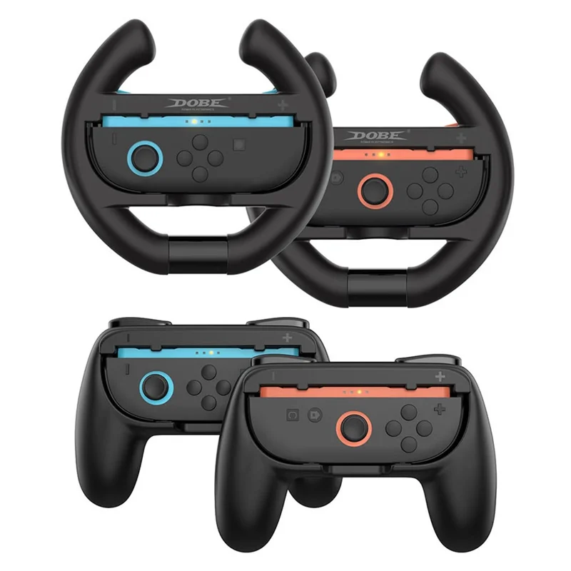 DOBE TNS-5109 Für Nintendo Switch 2 4 in 1 Links Rechts Joy-Con Controller Rennen Lenkrad Griff Set