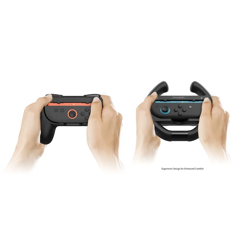 DOBE TNS-5109 Für Nintendo Switch 2 4 in 1 Links Rechts Joy-Con Controller Rennen Lenkrad Griff Set