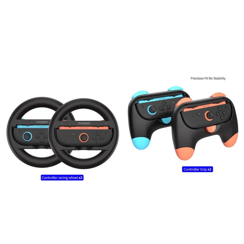 DOBE TNS-5110 Für Nintendo Switch 2-in-1 Links-Rechts Joy-Con Controller Kreislauf Rennrad Griffset