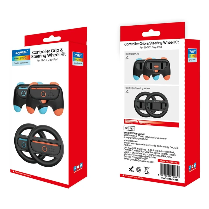 DOBE TNS-5110 Für Nintendo Switch 2-in-1 Links-Rechts Joy-Con Controller Kreislauf Rennrad Griffset
