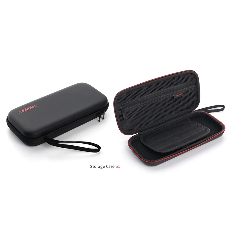 DOBE TNS-5111 Für Nintendo Switch 2-in-1-Set mit Aufbewahrungstasche, Silikon-Schutzhülle, Displayschutz und Spielkartenbox