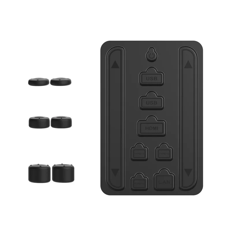 DOBE TNS-5165 Für Nintendo Switch 2 Silikon Staubschutz Stöpsel Daumenkappen 16-in-1 Zubehör-Set