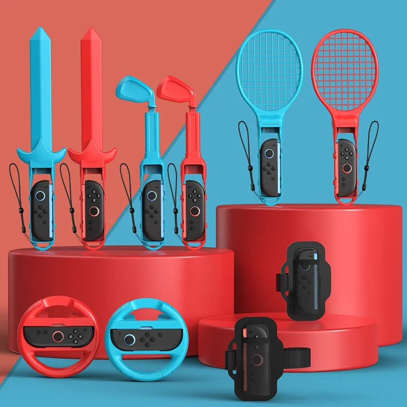 STARTRC GAMES Kit de Acessórios 10 em 1 para Nintendo Switch / Switch 2 Console de Jogos Capa Protetora de Controle