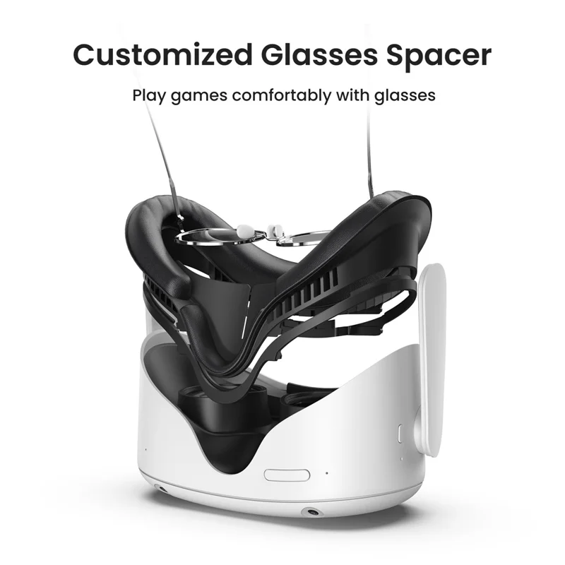 KIWI DESIGN V3 For Meta Quest 3 Replacement Face Mask Cover VR Headset Soft Face Cushion
