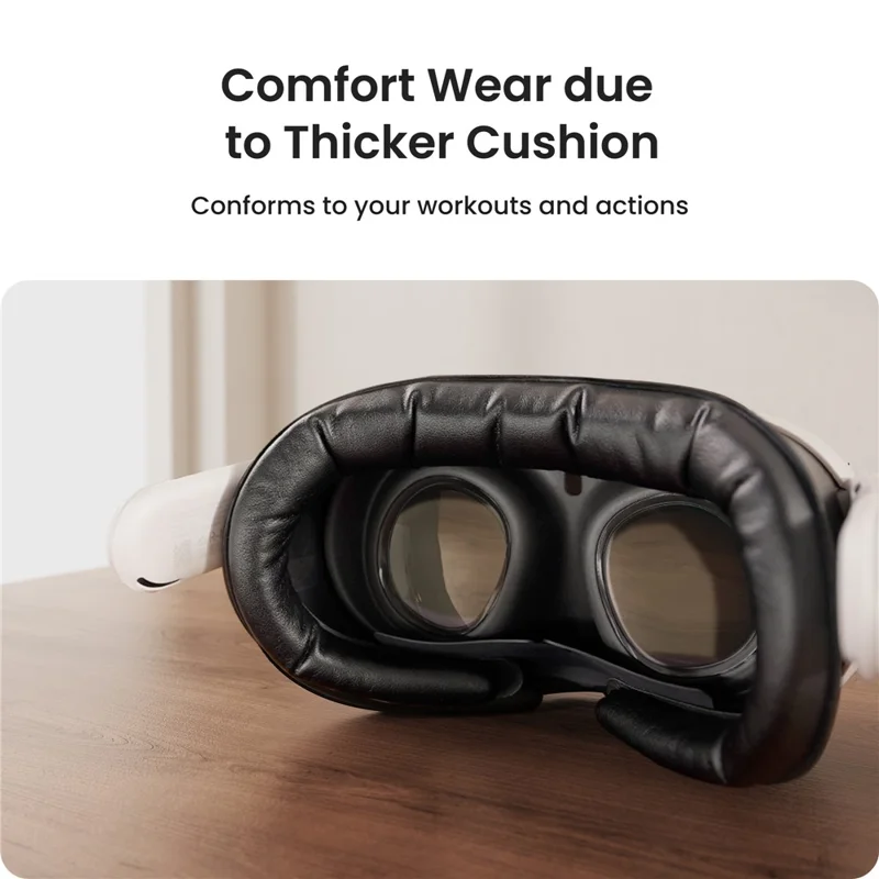KIWI DESIGN V3 For Meta Quest 3 Replacement Face Mask Cover VR Headset Soft Face Cushion