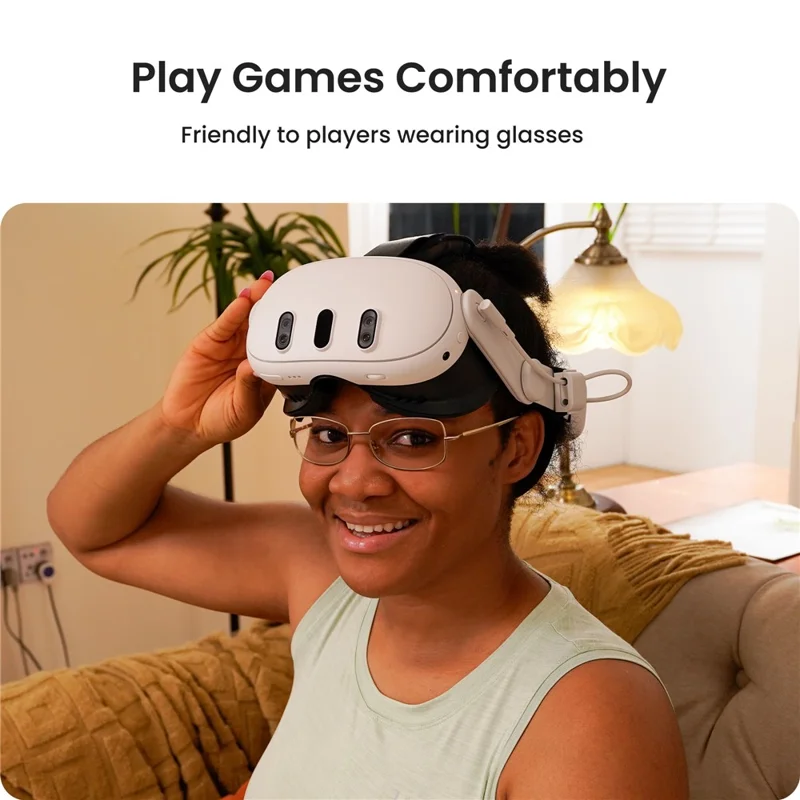 KIWI DESIGN V3 For Meta Quest 3 Replacement Face Mask Cover VR Headset Soft Face Cushion