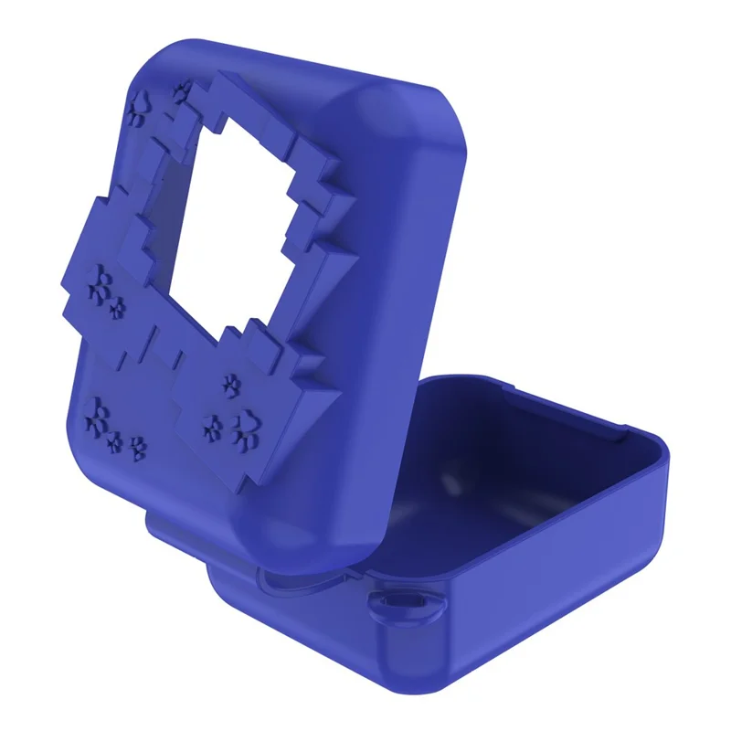 For Bitzee Gen2 Virtual Pet Machine Silicone Case Protective Cover with Lanyard - Blue