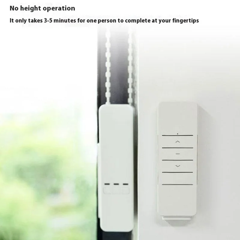 MC08 Smart Home WiFi Wireless Automatic Blinds Roller Shades Motor Remote Control Tuya App Electric Curtain - AU Plug