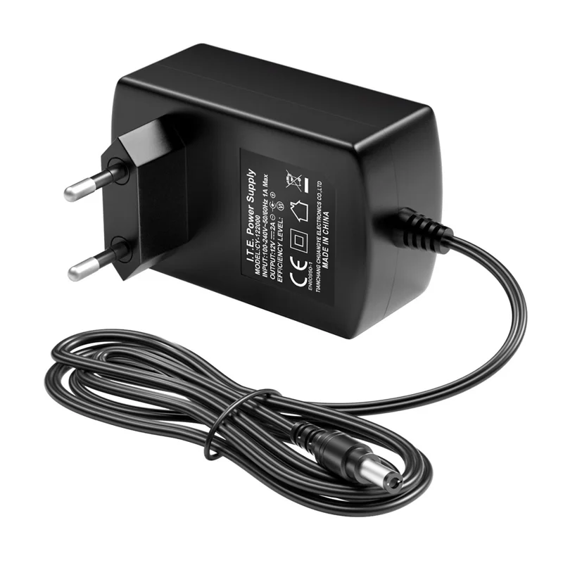 Adaptateur d'alimentation ZOSI DC 12V 2A 2000mA pour Caméra de Sécurité CCTV - Prise EU