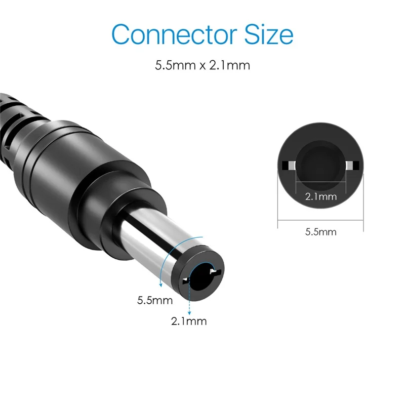 Adaptateur d'alimentation ZOSI DC 12V 2A 2000mA pour Caméra de Sécurité CCTV - Prise EU