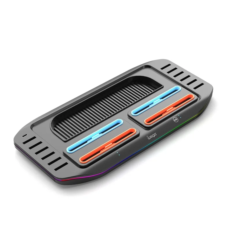 IPEGA PG-SW2210 For Nintendo Switch 2 Charging Dock Joypad Charger Game Card Storage Rack with RGB Light