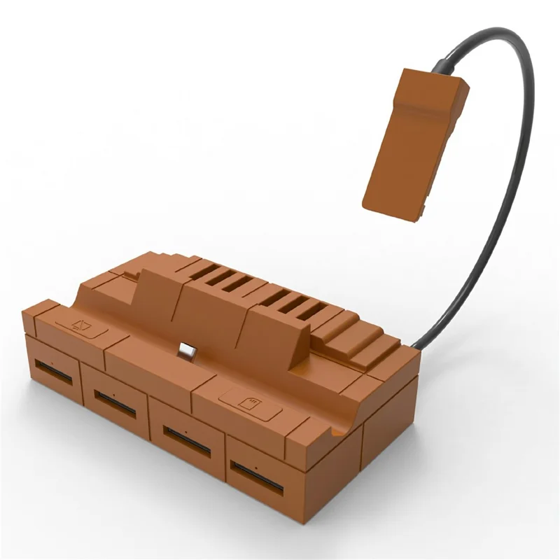 Station d'accueil HYC-386 pour Nintendo Switch 2, HD 4K 60Hz, support de chargement avec fentes de rangement pour les cartouches de jeu