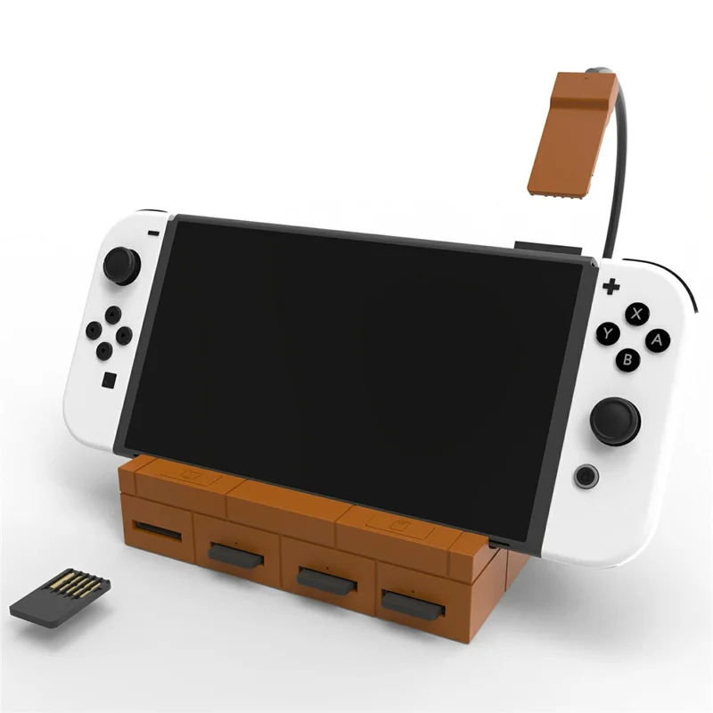Station d'accueil HYC-386 pour Nintendo Switch 2, HD 4K 60Hz, support de chargement avec fentes de rangement pour les cartouches de jeu