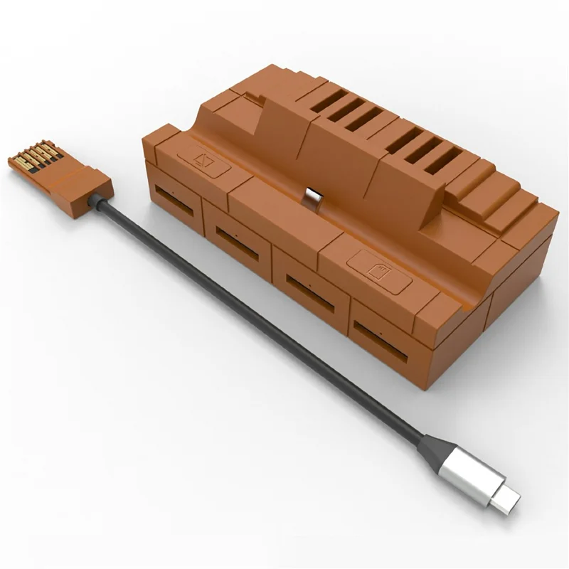 Station d'accueil HYC-386 pour Nintendo Switch 2, HD 4K 60Hz, support de chargement avec fentes de rangement pour les cartouches de jeu