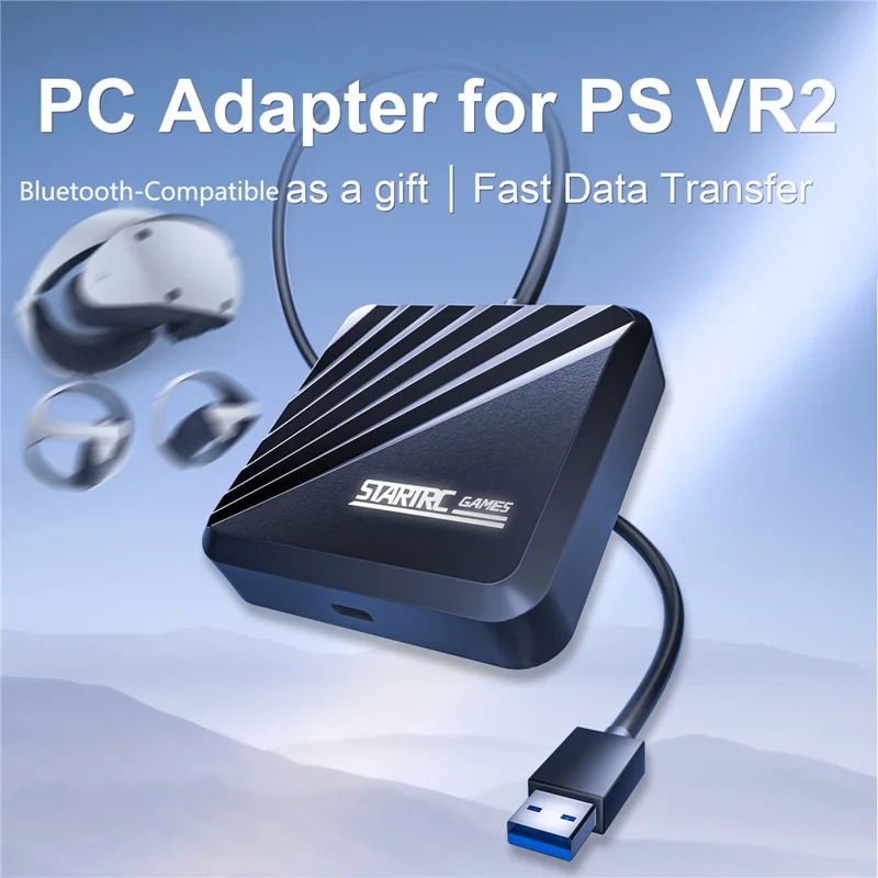 Adaptador de Conexão para PlayStation VR2 da STARTRC com Receptor Bluetooth Compatível para Computador