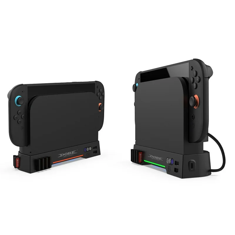 DOBE TNS-31111 For Nintendo Switch 2 Heat Dissipation Dual Fan Cooling Stand with RGB Light