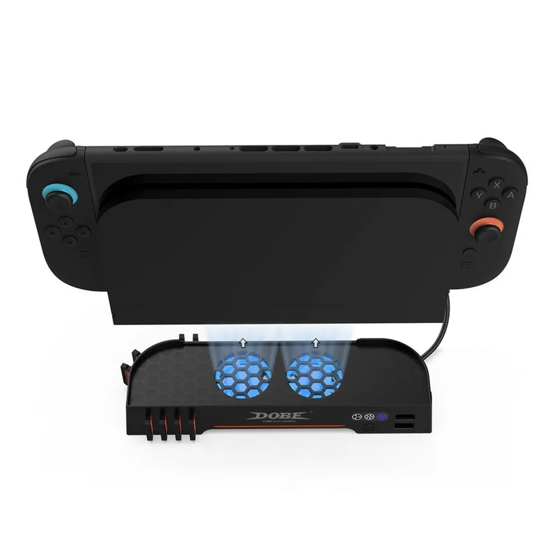 DOBE TNS-31111 For Nintendo Switch 2 Heat Dissipation Dual Fan Cooling Stand with RGB Light