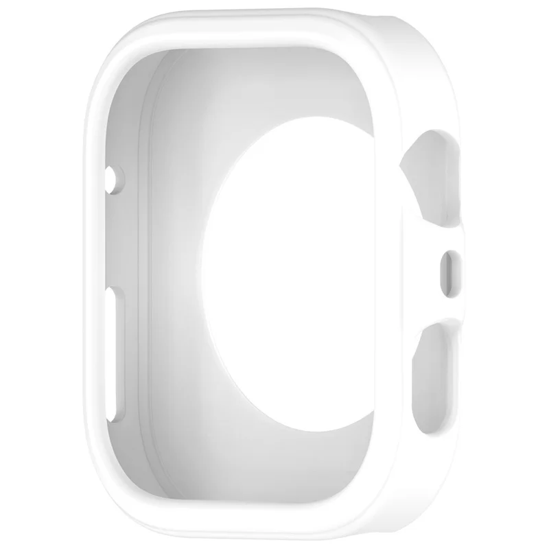 Pour Huawei Watch Fit 4 Pro Boîtier de montre Cadre de montre en silicone souple Creux - Blanc