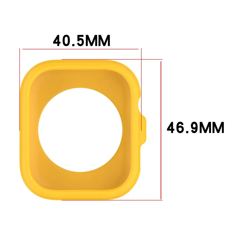 Pour Huawei Watch Fit 4 Pro Boîtier de montre Cadre de montre en silicone souple Creux - Blanc