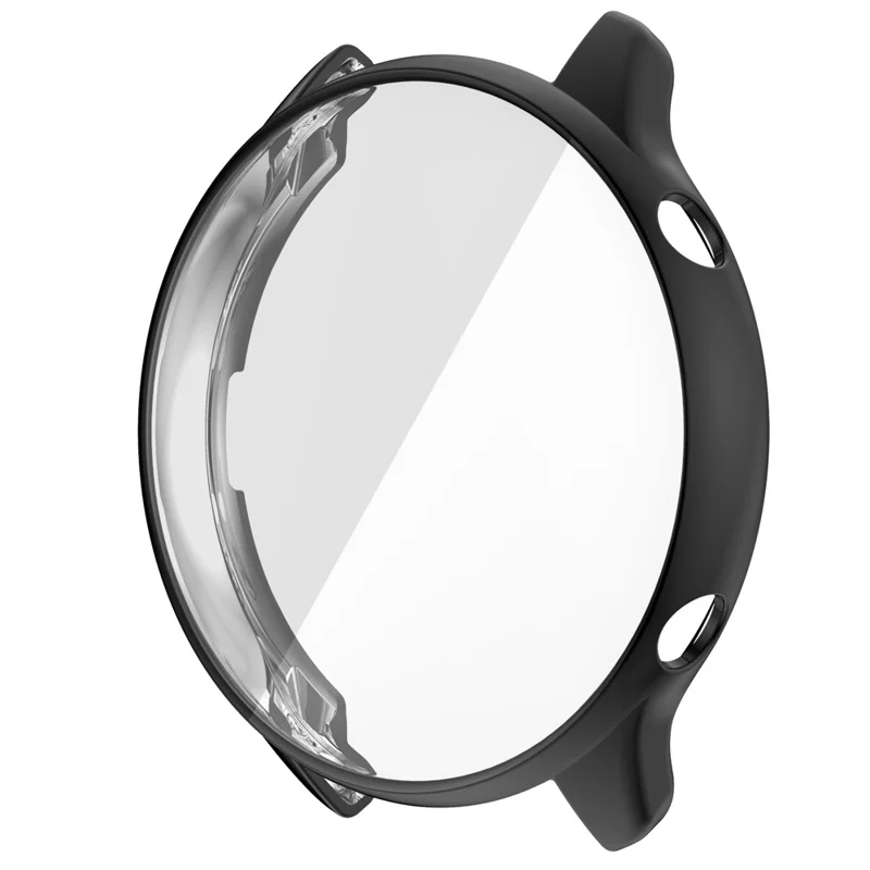 Soft TPU Electroplated Anti-Scratch Smart Watch Frame Case Cover for Huami Amazfit GTR2 - Black