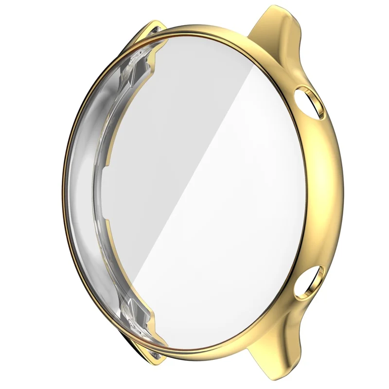 Soft TPU Electroplated Anti-Scratch Smart Watch Frame Case Cover for Huami Amazfit GTR2 - Gold