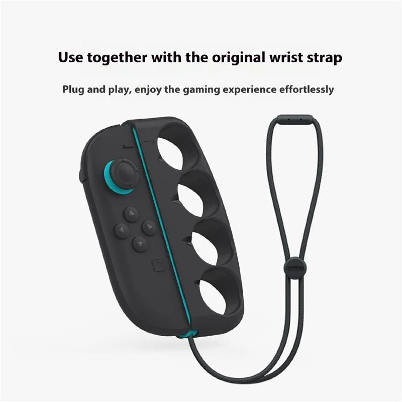 PGTECH GP-386 para Nintendo Switch Empunhadura Magnética de Boxe para Joy-Con Esquerdo e Direito - Preto