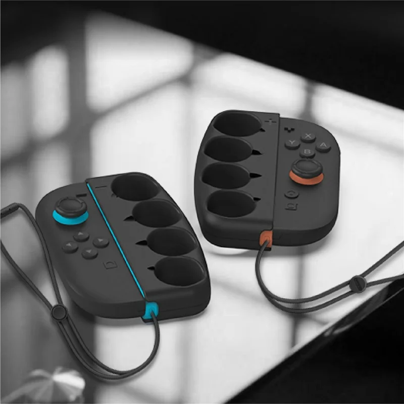 PGTECH GP-386 para Nintendo Switch Empunhadura Magnética de Boxe para Joy-Con Esquerdo e Direito - Preto