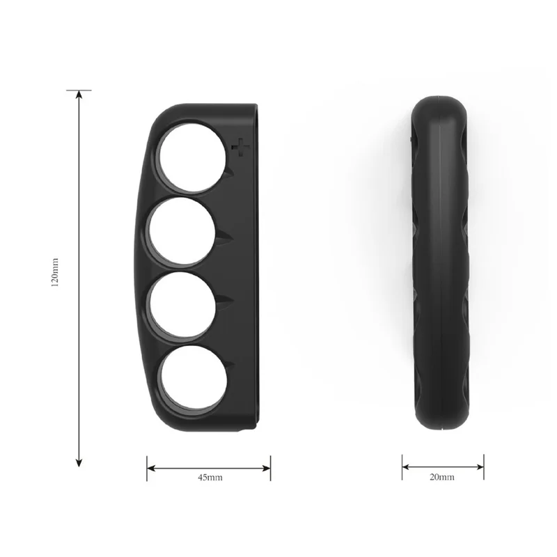 PGTECH GP-386 para Nintendo Switch Empunhadura Magnética de Boxe para Joy-Con Esquerdo e Direito - Preto